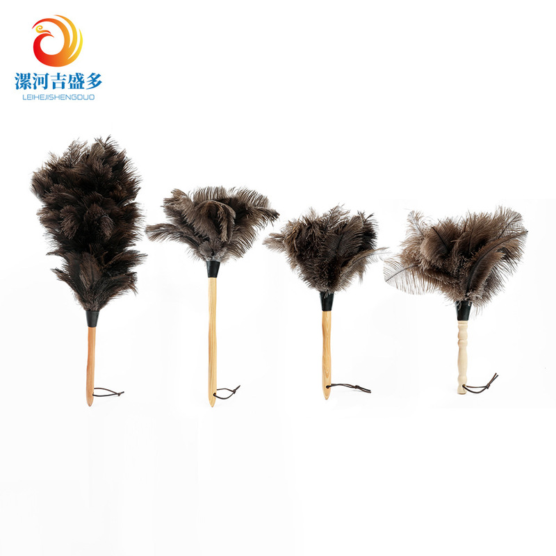 Spot Beech ostrich feather duster high-end household cleaning Feather Duster car dust sweep refresh explosions