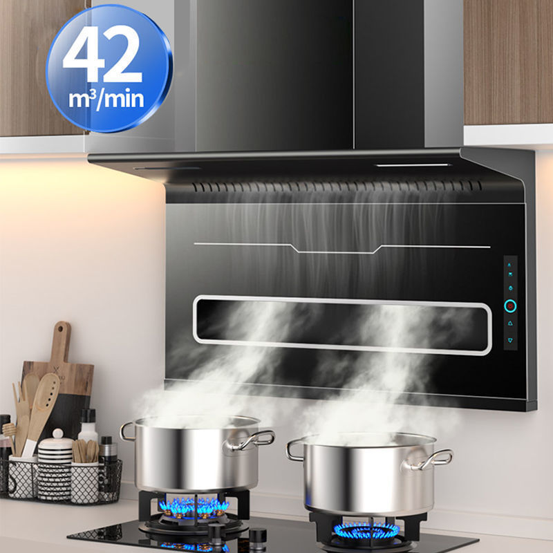 好太太油烟机家用厨房大吸力顶侧双吸抽油烟机自动清洗脱排吸烟机