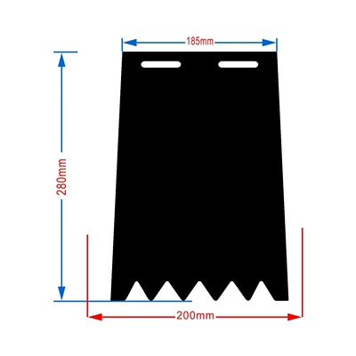 mudguard, universal rear wheel – Electric vehicle fender - 28-widened-1mm-thick-three-color-printed-100-sheets