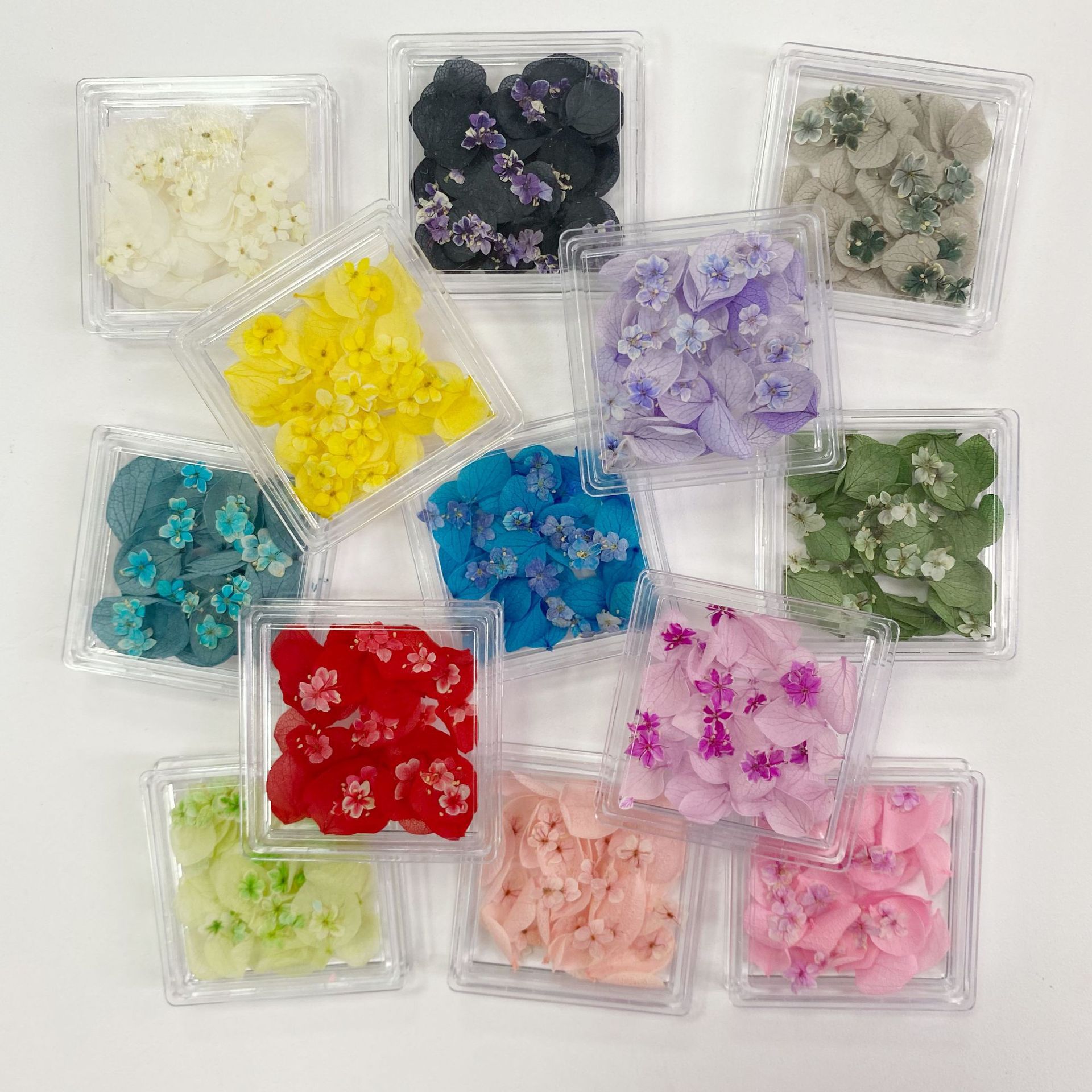 日系美甲吸色小碎花干花押花DIY花艺材料网红美甲花材滴胶饰品花