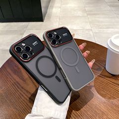 秒変17適用アップル16promaxライカ磁気吸引携帯ケース艶消し肌感iPhone15保護カバー14
