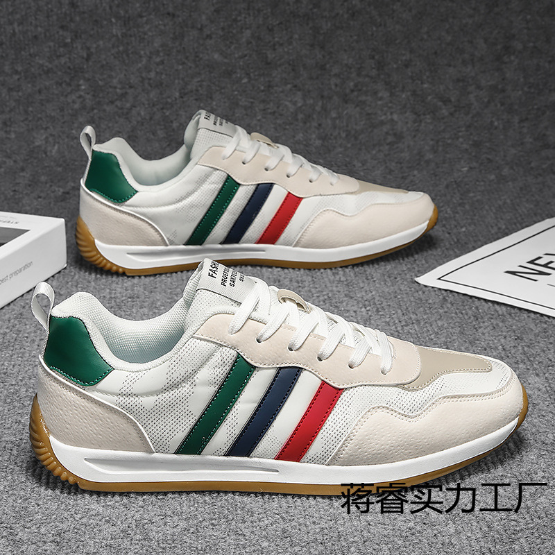 Foreign Trade Putian Quality Men's Shoes, Fashionable New Models for All Seasons, Cold-Adhesive Breathable Popular Men's Casual Shoes, Comfortable Men's Sports Shoes