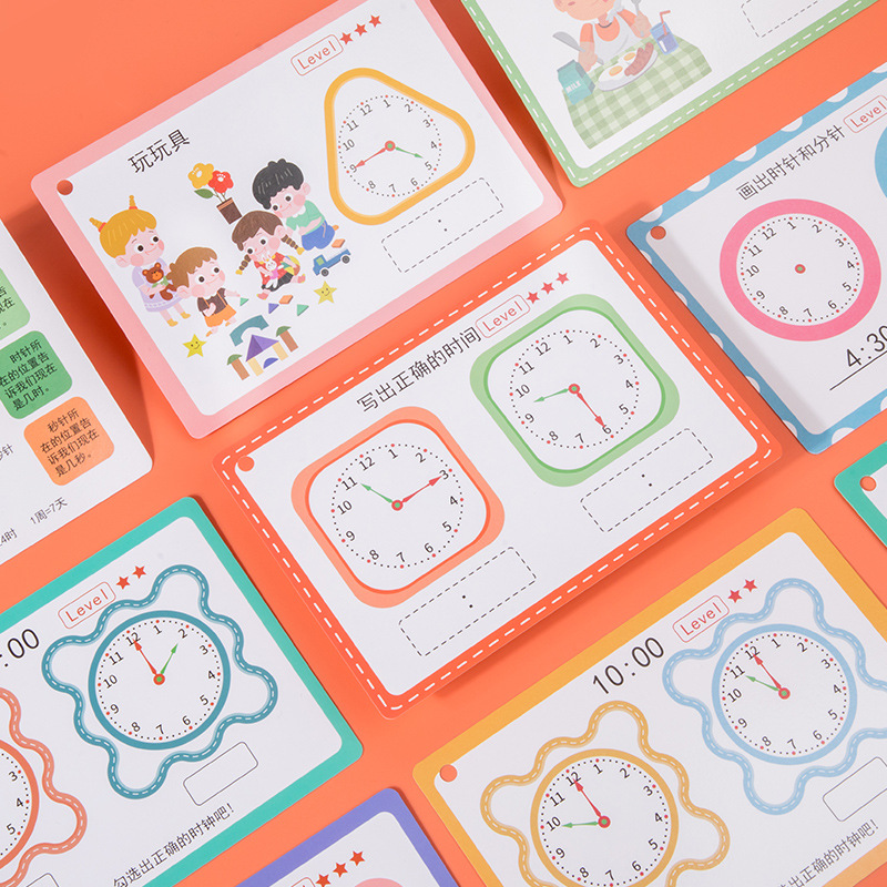 Entrenamiento de pluma de control de jardín de infantes, concentración, eliminación del tiempo, cognición, cuadernos de práctica para principiantes, kit de entrenamiento avanzado