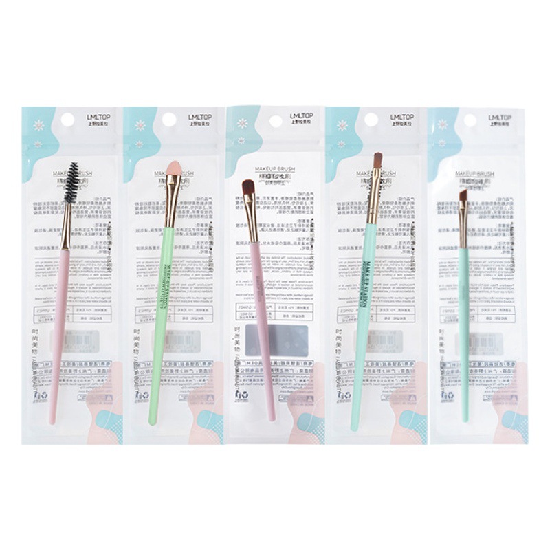 Ramila cepillo de maquillaje paquete único Cepillo de sombra de ojos cepillo de rubor cepillo de maquillaje portátil herramientas al por mayor