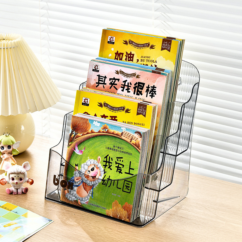 8157 책장 투명 블루