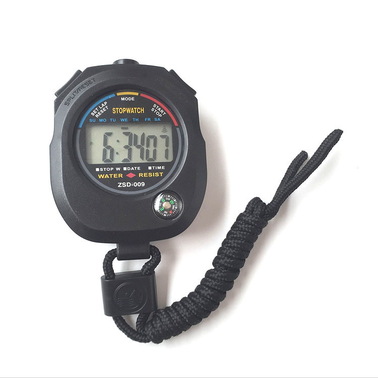 Zsd-009 Digital Stopwatch with Compass Fitness Yoga Timer Sports Competition Student Skipping Rope Timer Zsd-009 Digital Stopwatch with Compass Fitness Yoga Timer Sports Competition Student Skipping Rope Timer