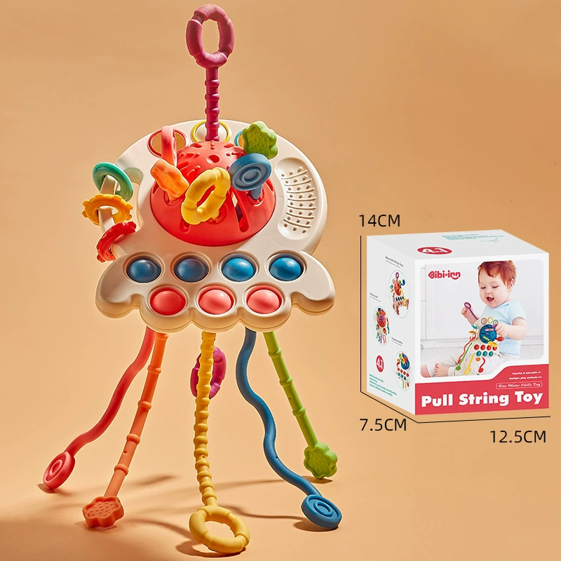 Игрушка для тренировки, осьминог, может кусать, раннее обучение, 1-3 года