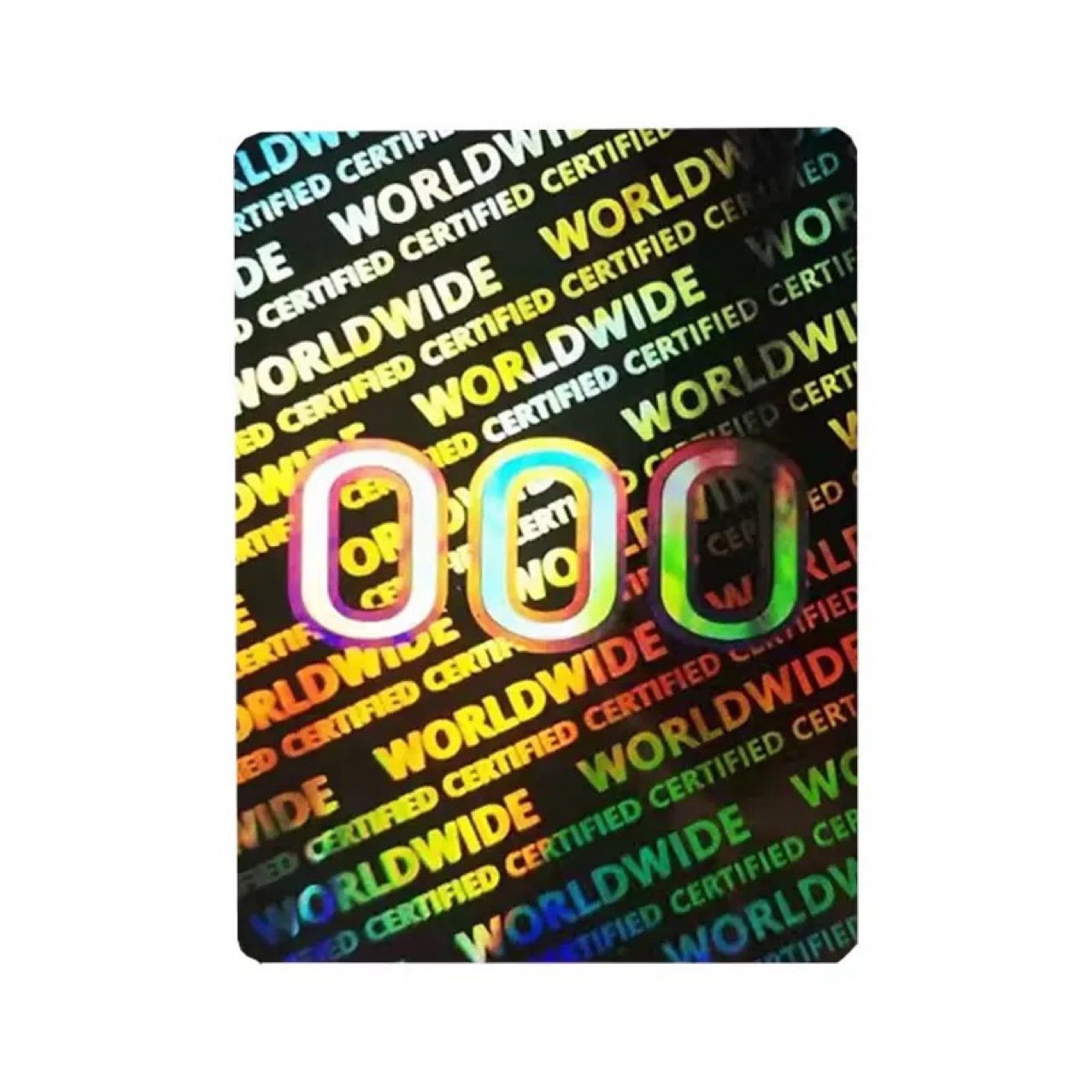 全息3D动态激光镭射防伪标签渔具电子产品标签贴防伪标数码