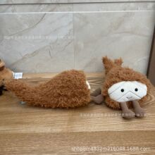 伦敦限定炸鱼薯条肉桂卷燕麦碗千层酥奶酪毛绒玩偶趣味美食公仔