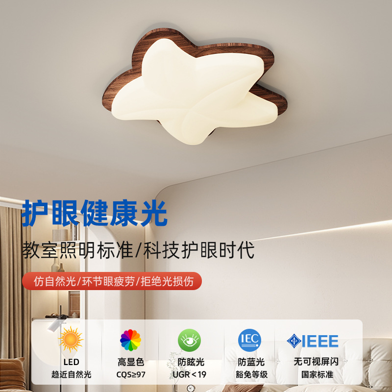 Lámpara de techo de dormitorio, estilo antiguo, libro retro, luz de propietario, LED, espectro completo, súper brillante, nueva lámpara creativa de dormitorio principal