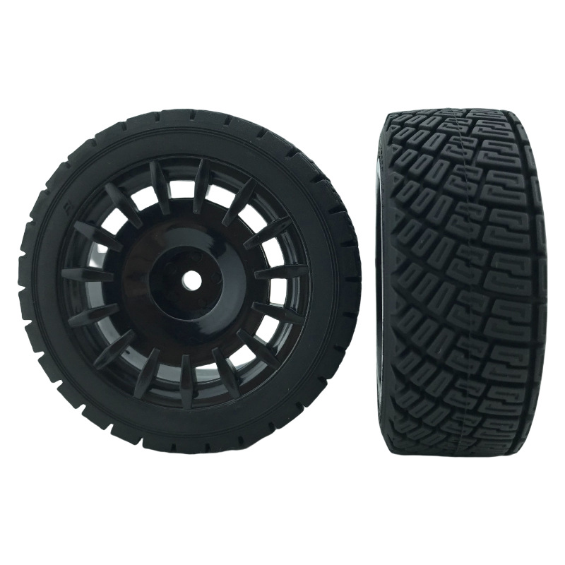 Neumático de carreras plano para coche modelo 1/10, adecuado para neumáticos de carreras callejeras ARRMA HSP TRAXXAS.