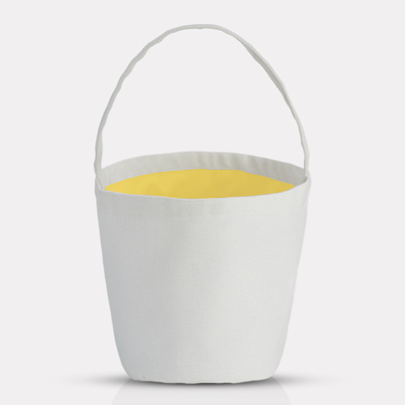 Bolsa de balde portátil de Halloween pascua caramelo multicolor 380g algodón cáñamo bolsa de regalo personalizada xqds0405a