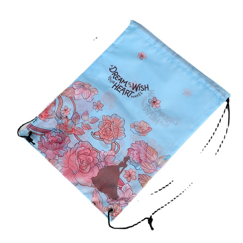 Publicidad al por mayor bolsa de lona portátil en blanco bolsa de algodón personalizada mochila con cordón bolsa de impresión personalizada