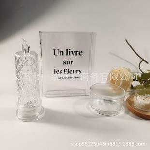Book Vase�S��ֱ�N���|����͸���ЙC�����[���b� ������������ƿ