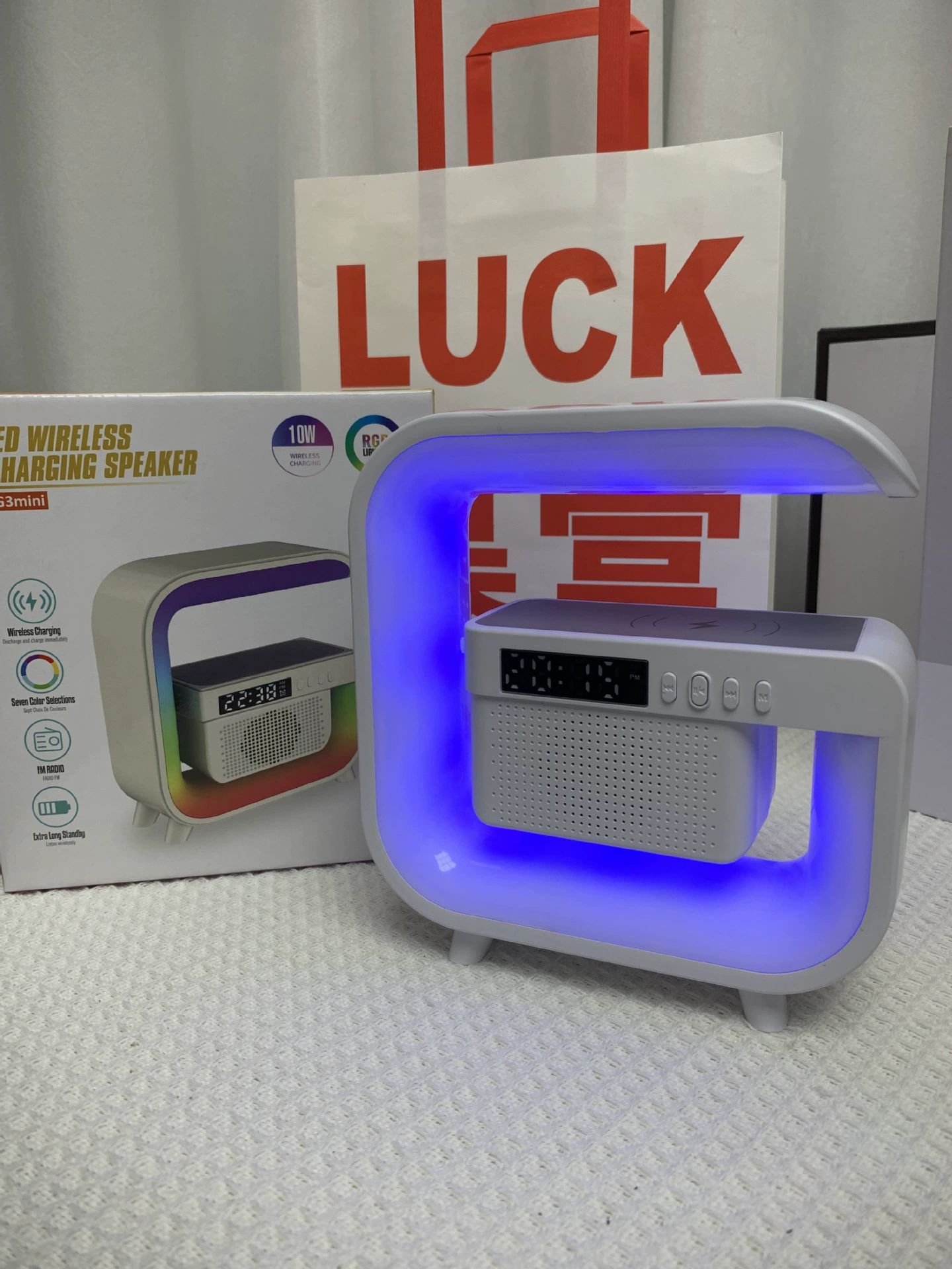 BT3401 2301 Big G Wireless Charging Atmosphere Light G63 Small G3 Bluetooth Speaker_voghion.com