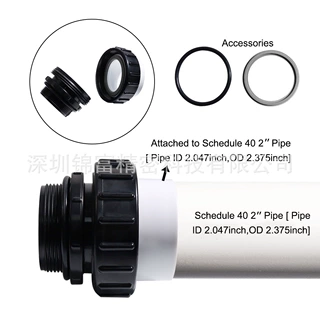 跨境热销21063-200-000砂泵2“MIP x 2”滑动接头兼容Pentair