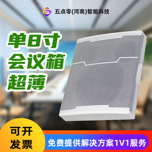 Single 8inch Embedded Conference Room Speaker Ultra-Thin Series Conference Room Auditorium Lecture Hall Audio System Equipment