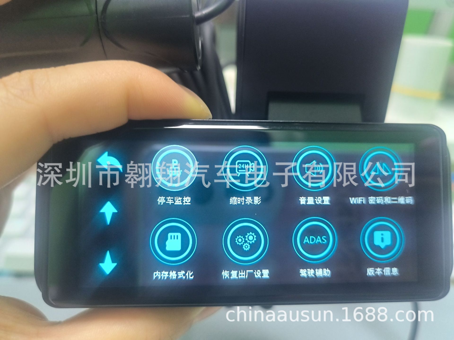 Cross-Border New Model Wifi Recorder with Mobile Phone Connectivity, Gps Parking Monitoring, High-Definition Driving Recorder 4Kadas