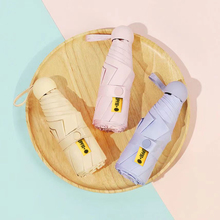 太阳伞女防晒防紫外线晴雨伞两用迷你五折叠超轻小巧便携UPF60+