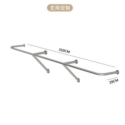 스테인레스 스틸 와이어 드로잉 길이 350cm (경사지지)