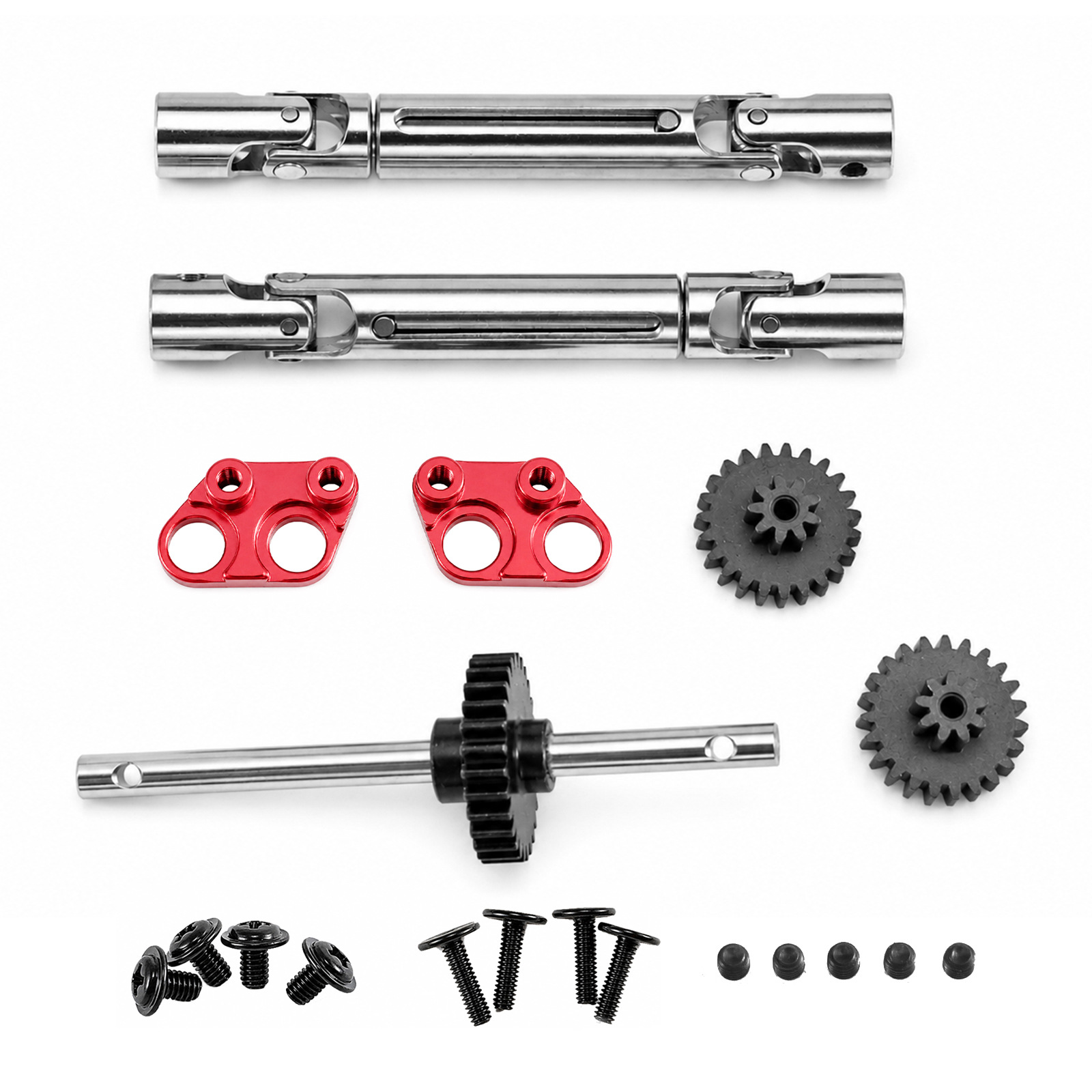 Metal ötürücü dəsti 1/12 miqyaslı RC avtomobil üçün