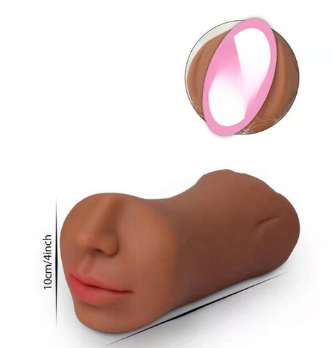 Men's famous tool, inverted mold, oral female anal sex, three-point double-headed plane cup, sex toys, masturbation, Amazon cross-border silicone