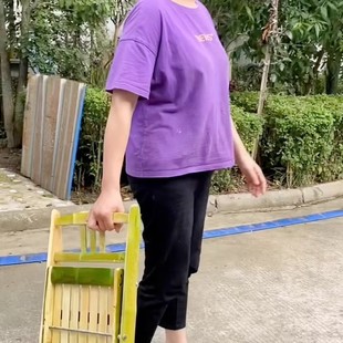 Portable Folding Bamboo Chair Backrest Chair Good Quality Handmade Chair Children's Seat Retro Outdoor Tea Fishing