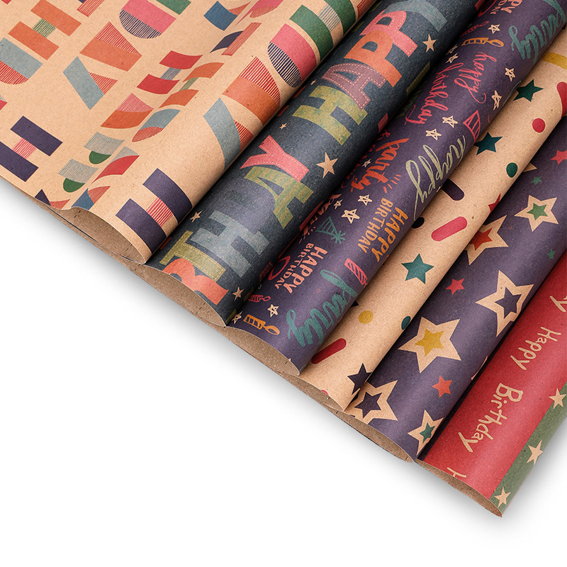Amazon popular Feliz cumpleaños papel de regalo de la fiesta de cumpleaños del Día de San Valentín papel tapiz de fondo papel de cubierta de libro de papel