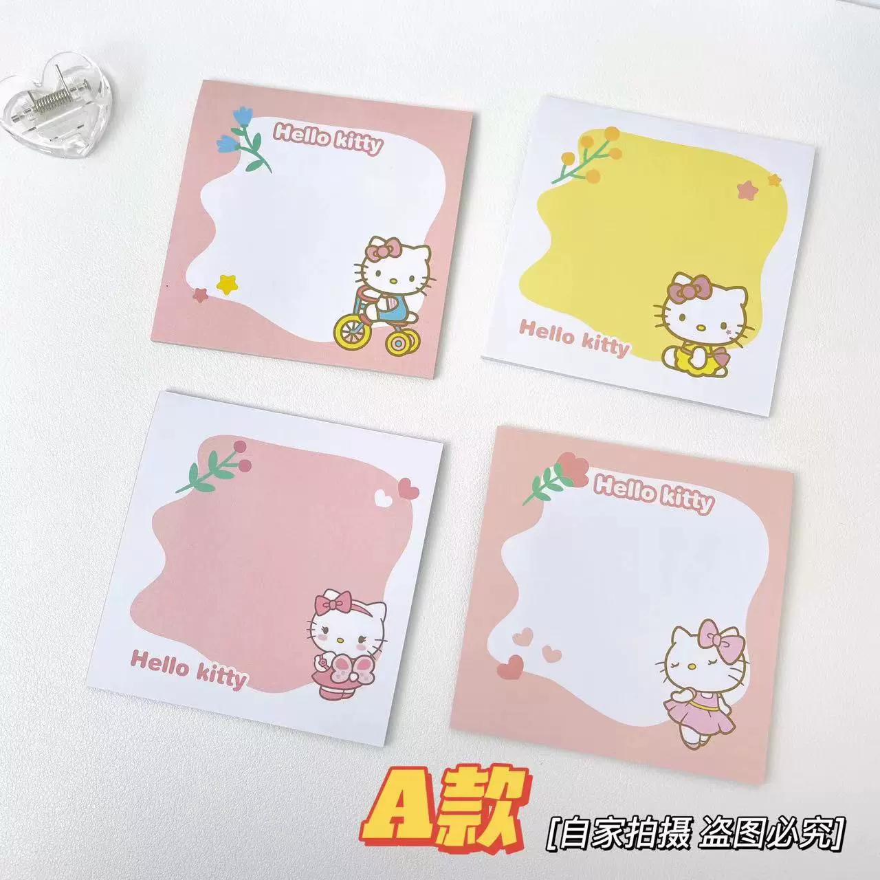 Блокнот Mikko милый котенок, блокнот с отрывными листами, стиль Hello Kitty, минималистичные декоративные листы