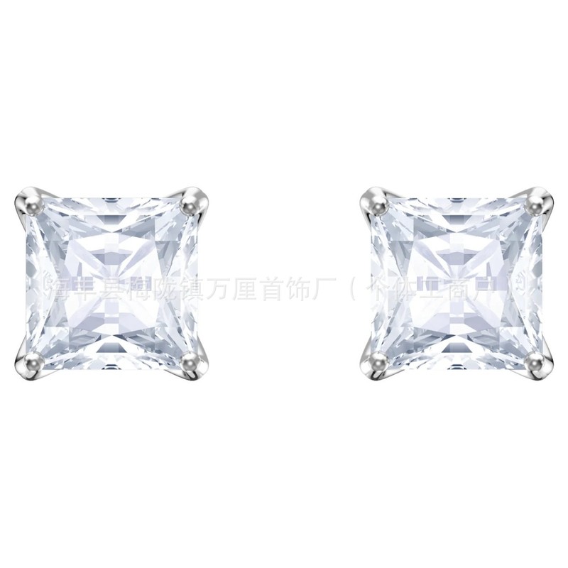 施华洛水晶世奇灵动天鹅跳动的心耳环施家高版本恶魔之眼耳钉女|undefined