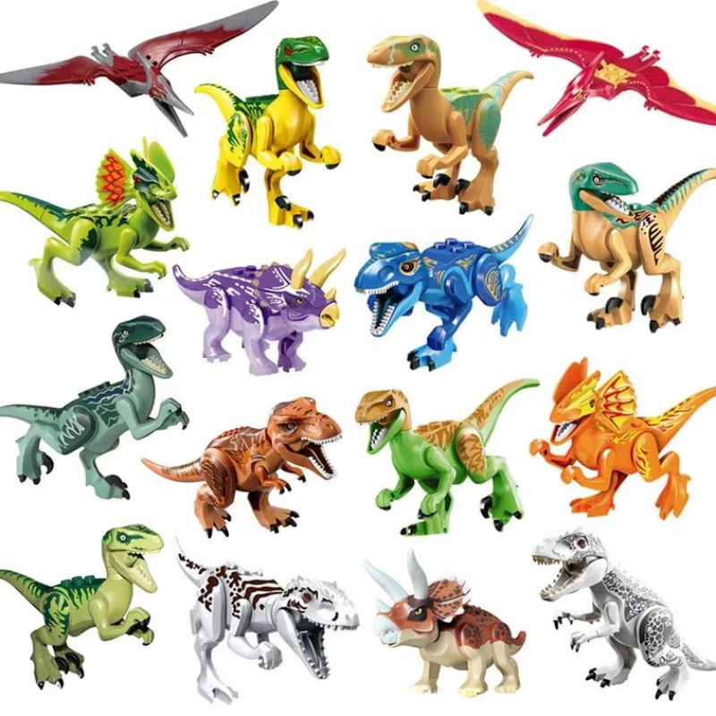 卸売ジュラ紀恐竜大型ブラキオサウルス ヘビクラン エラプティドン ティラノサウルス レックス世界組み立てビルディング ブロック|undefined