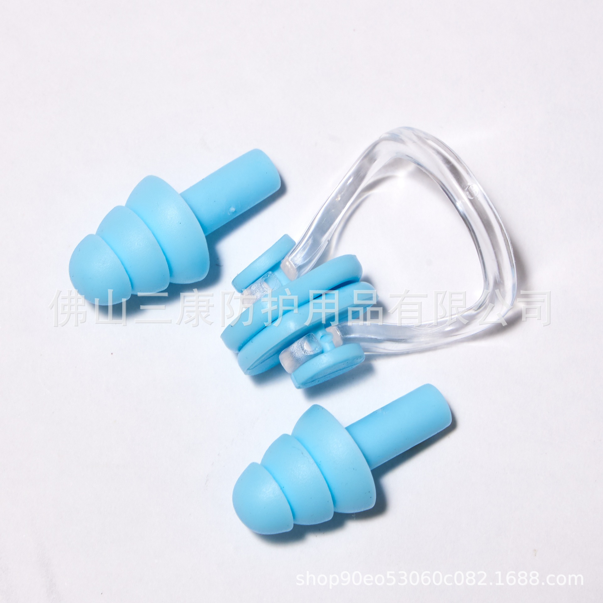 2026 fábrica directa bolsa de tapones de nariz conjunto natación tapones de nariz impermeable tapones de nariz asfixiante image 8