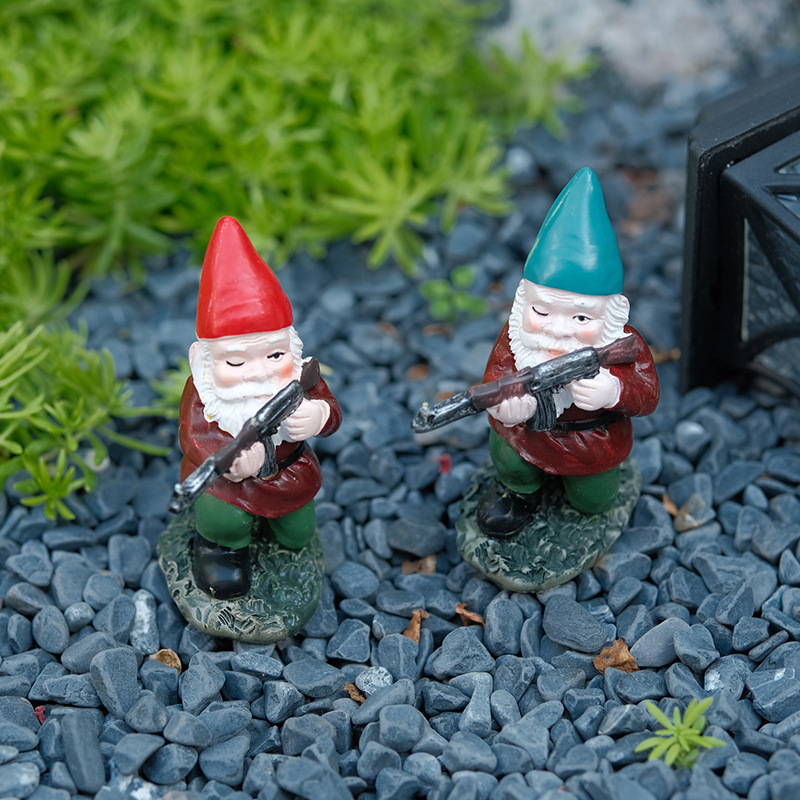 Cross-border dwarf resin craft ornament rural European fairy creative gnome garden courtyard decoration statue