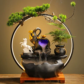 流水摆件;招财猫;其他装饰摆件