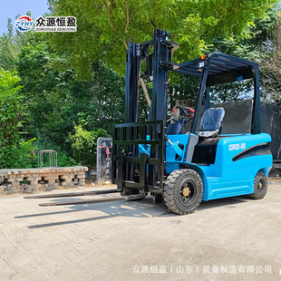 Zhongyuan Fully Electric Forklift with Battery Semi-Electric Stacker Fully Automatic 2-Ton Forklift
