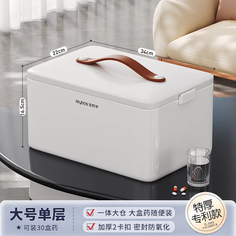 Caja Botiquín Multicapa de Plástico Portátil para Medicamentos Domésticos image 5