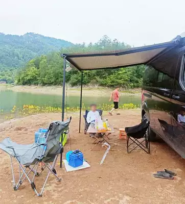 Awning Canopy Car-Mounted Electric Side Awning Car Side Tent Windproof Dacia Transit Rv Modified Rv (Avtomobil yan çətirləri) - manual-black-2m-extends-15m-not-default-item