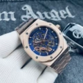 Rose gold blue surface