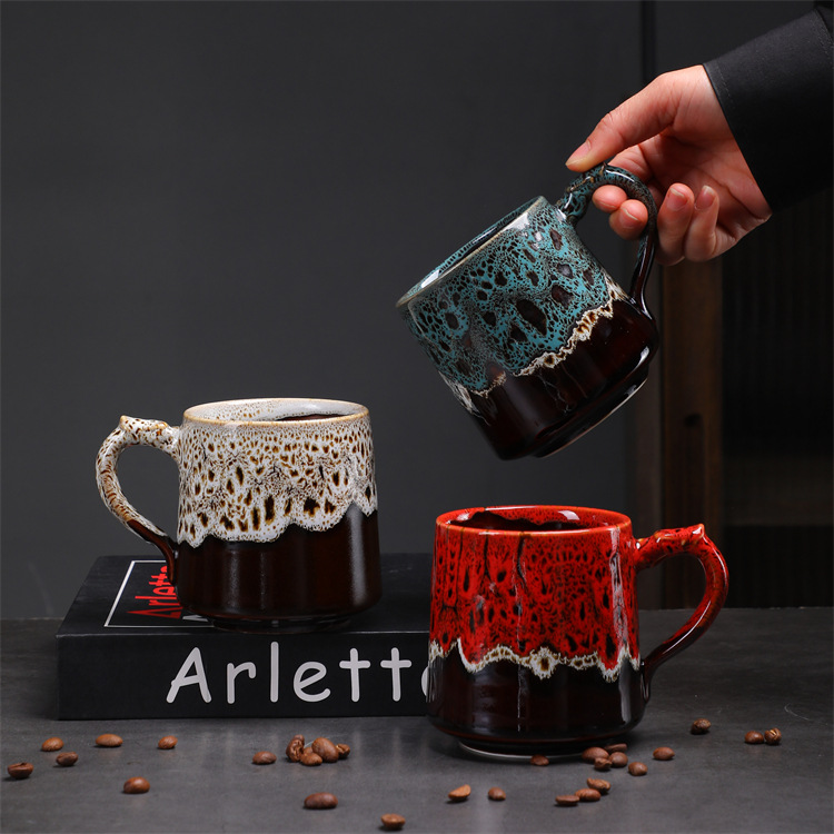 Ceramic Coffee Mug For Afternoon Tea And Couples High Quality Cup_voghion.com