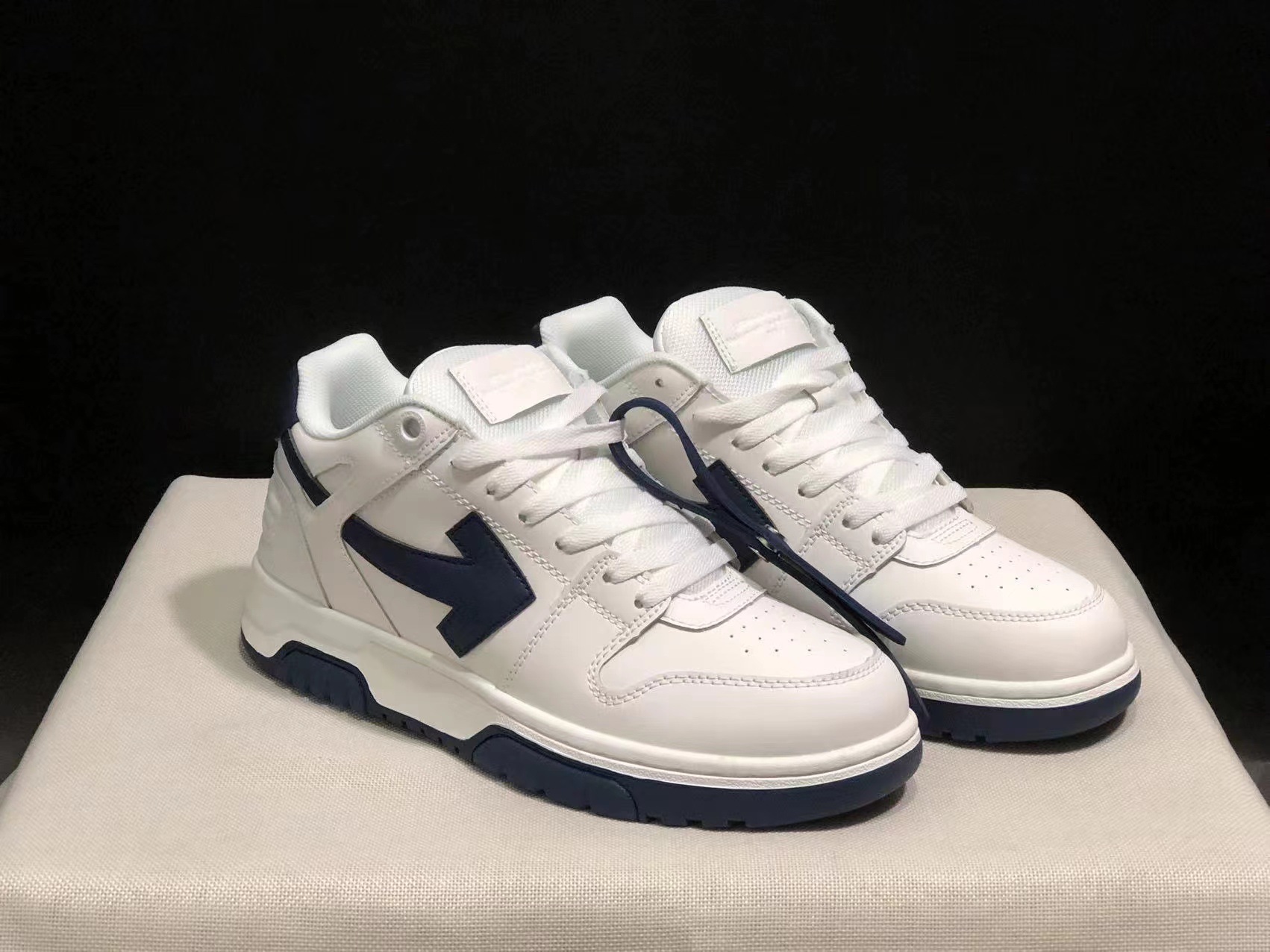 whi zapatos blancos bajos retro skate casuales pareja off flecha antideslizante zapatos de deporte plano de moda