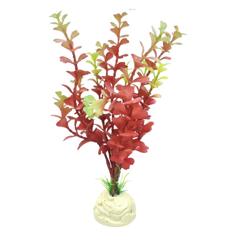 Acuario simulación plantas acuáticas peces tanque decoración paisaje plástico plantas acuáticas plantas falsas desierto suculentas plantas orugas