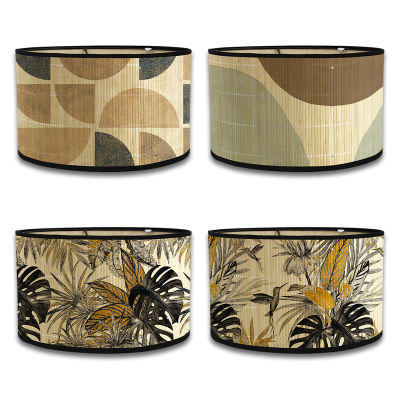 European-Style B&B House Chandelier Decorative Lampshade Bamboo Printed Lampshade Home Decoration Table Lamp Lamp Accessories Lampshade European-Style B&B House Chandelier Decorative Lampshade Bamboo Printed Lampshade Home Decoration Table Lamp Lamp Accessories Lampshade