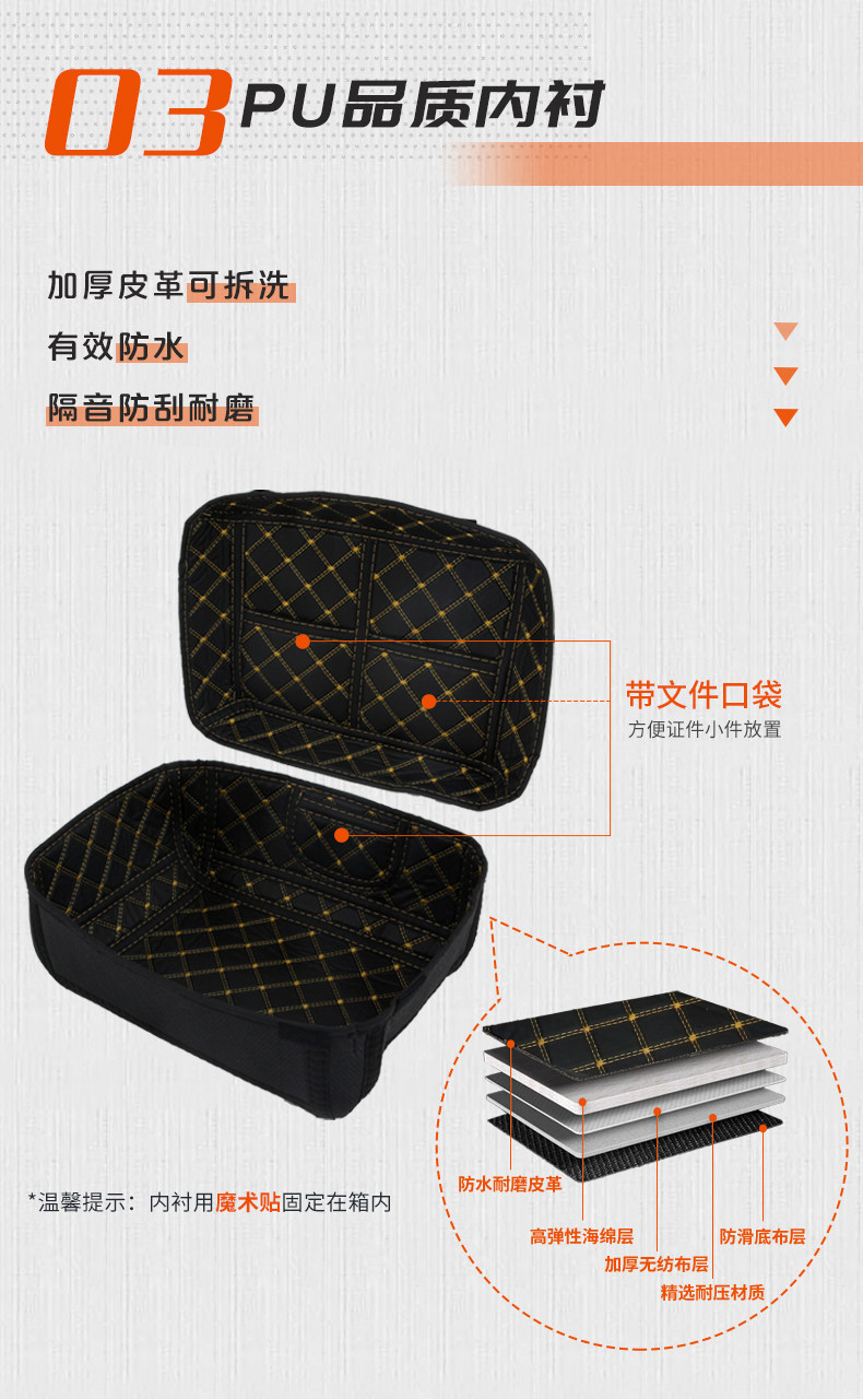 Wanlihao Victoria 150/250/300 motorcycle tail box, electric vehicle trunk, non-aluminum alloy storage