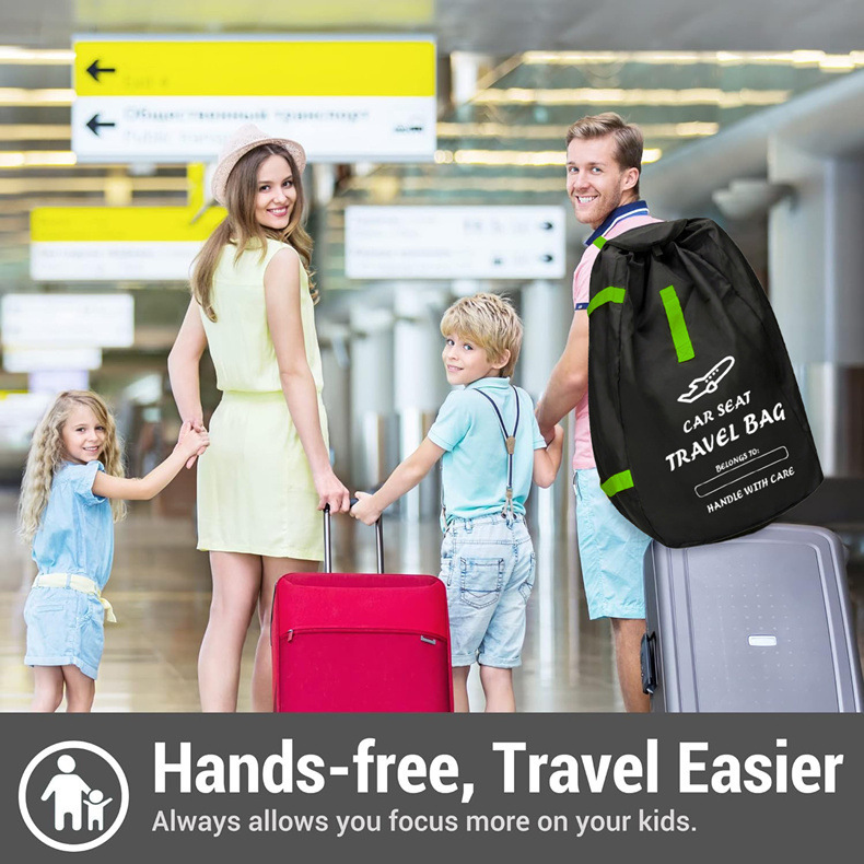 国境を越えた人気のチャイルドセーフティシート、旅行用チェックバッグ、搭乗バッグ、ベビーキャリーセット、シート収納バッグ、ダストカバー|undefined