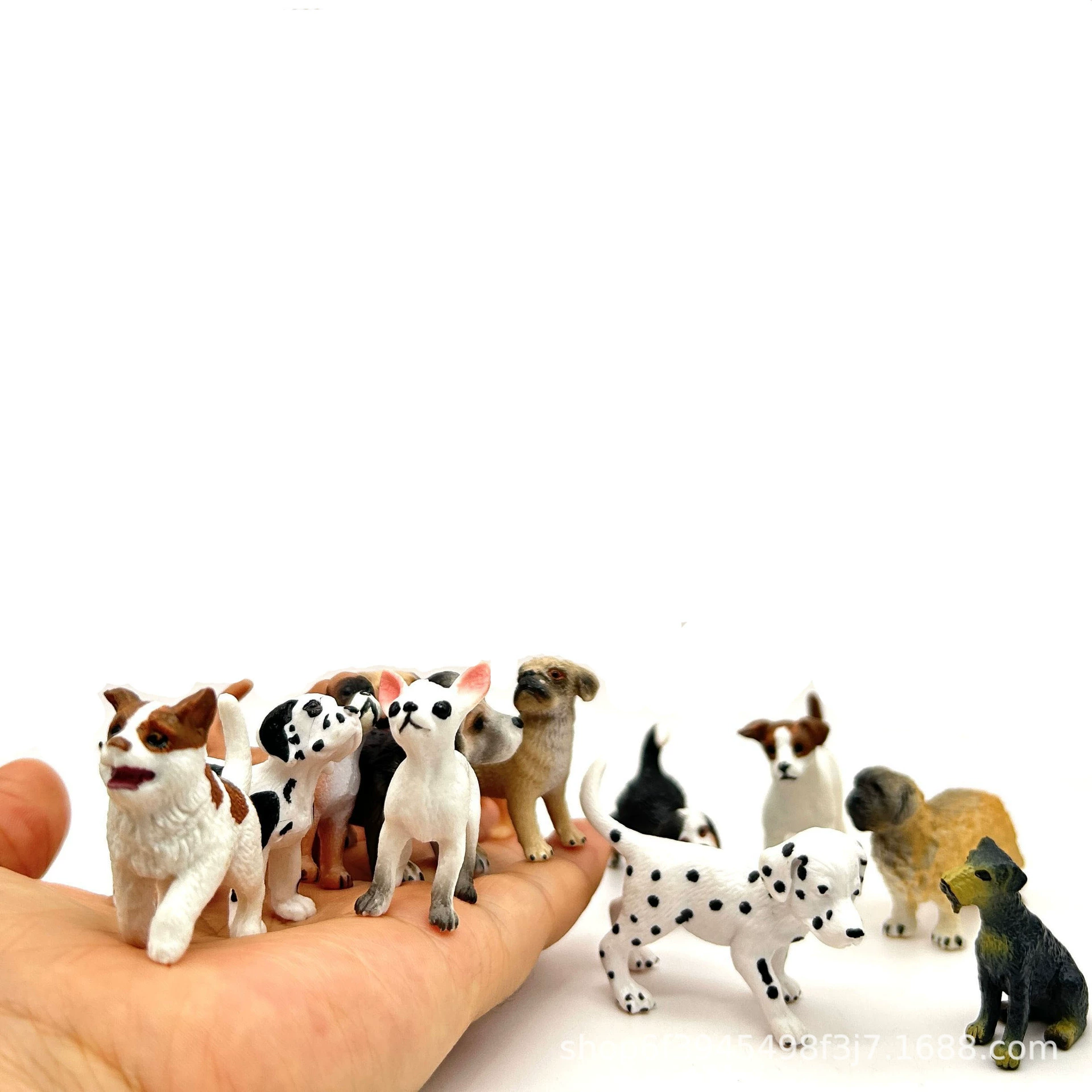Твердый мини-муляж чихуахуа щенок шим на inu пудель боксёр Dalmatian Shar Pei модель игрушка