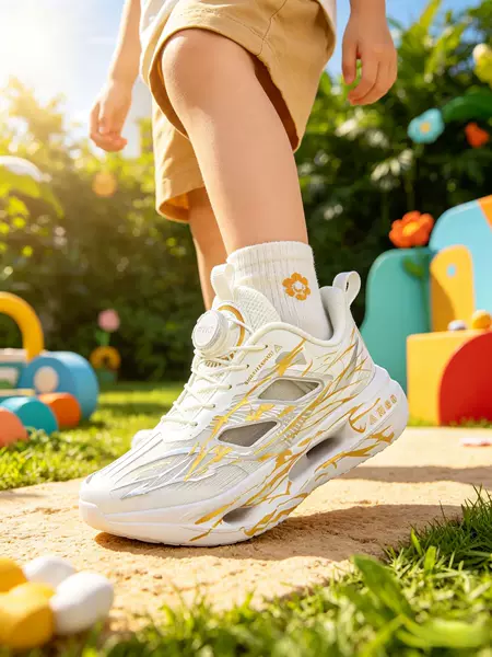 2026 New Model Hollow Mesh Mechanical Dad Shoes with Rotating Buckle, Lightweight Shock-Absorbing Trendy Men's Sports Shoes Supply Source