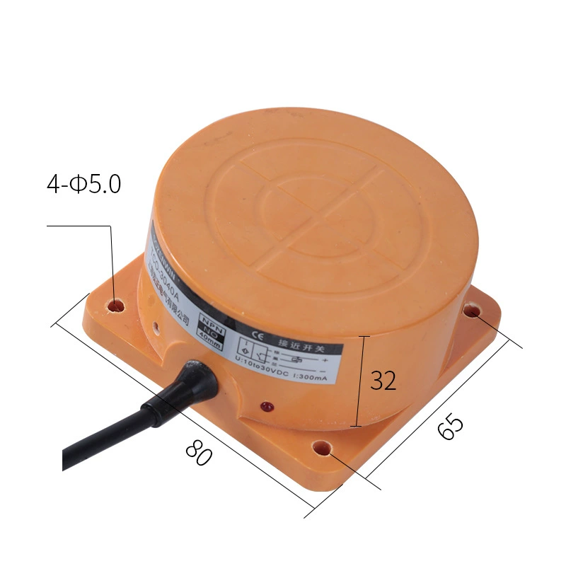 Индуктор близко к переключателю TCO-3040A B C Al металлическое сенсорное дальнее 40мм трёхлинейное NPN