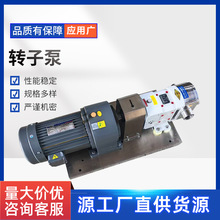 定制转子泵高粘度食品级不锈钢凸轮转子泵蜂蜜糖浆果粒面糊转子泵