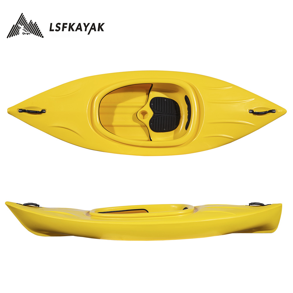Single fat boat rapier boat white water boat plastic kayak single hand rowing boat hard boat rotational plastic kayak