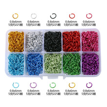 �羳��Ʒ���h�B�ӭh�M�����b �ֹ�diy�Ʒ��� 6mm��ɫ�XȦ�_��Ȧ
